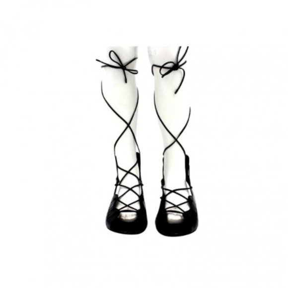 Saint Laurent Babies Black Embossed Sandals 35.5 - Picture 1 of 3